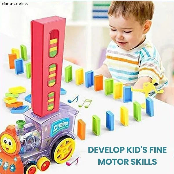 BlockChase™ – Race, Set, Domino | Instant Chain Reactions | Perfect for Little Hands