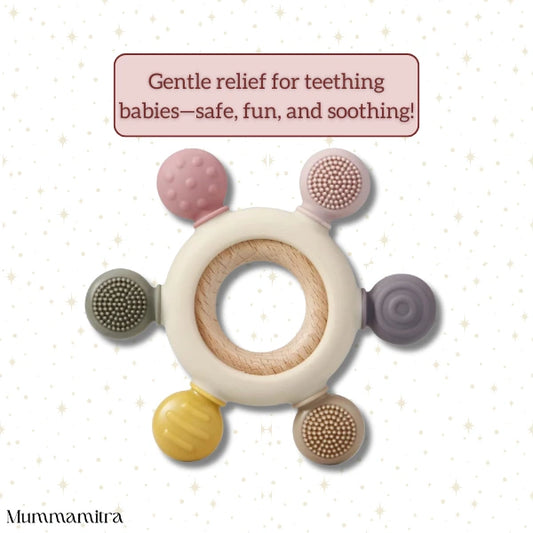 ChewBuds™ – Emphasizes teething relief and baby-friendly design.