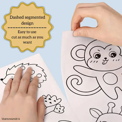 CreativeCanvas Roll™ – Endless 300 cm Doodle Fun for Imaginative Kids | Mummamitra