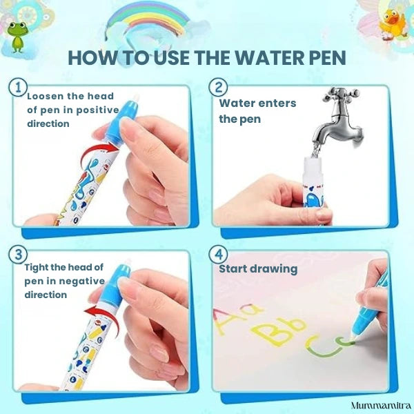 AquaScribble™- Mess-Free Art | Water Doodles | Learn Through Play